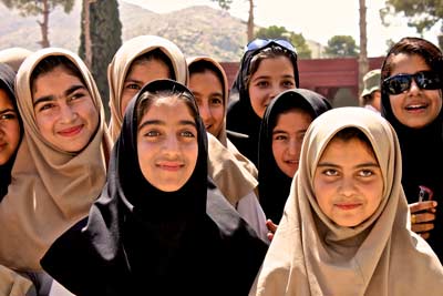 Smiling School Girls