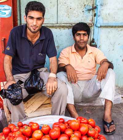 two young vendors